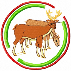 Gazelle Embroidery Design 5